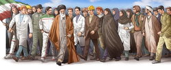 بیانیه‌ مهم رهبر انقلاب اسلامی به جوانان در چهل‌سالگی انقلاب